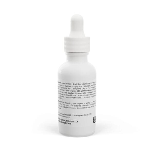 snail mucid facial serum miracle label