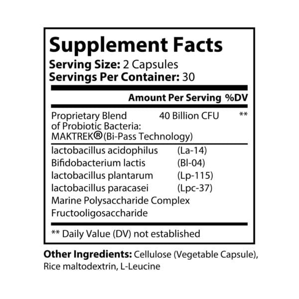 probiotics powerhouse ingredients list