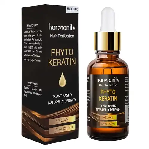 HARMONIFY Pure Phyto Keratin Serum, Nourishing and Reviving Damaged Hair and Scalp, Natural, Vegan Phyto Hair Products, Thicker and Healthier Hair in 90 Days, All Hair Types