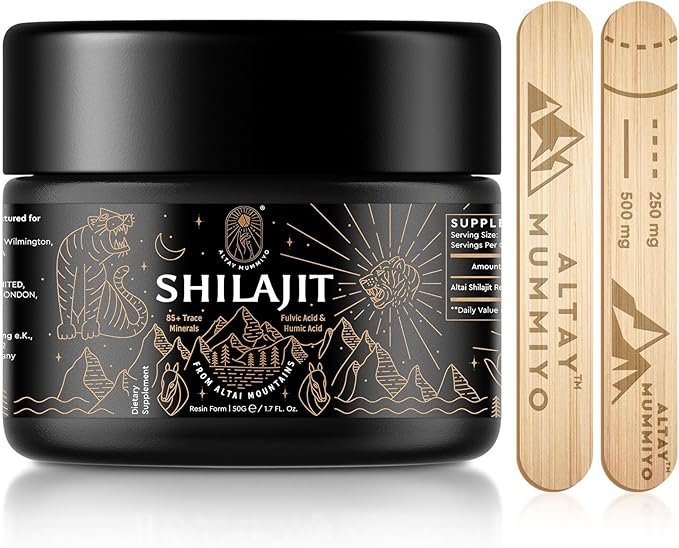 Shilajit Resin with Fulvic Acid & Trace Minerals